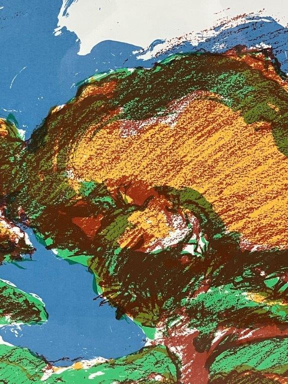 Abstract Landscape, Serigraph, Paul Rhoads - 3