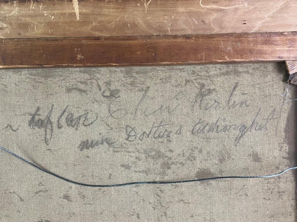 Early 20th Century, Oil Painting, Boy and Girl - 10