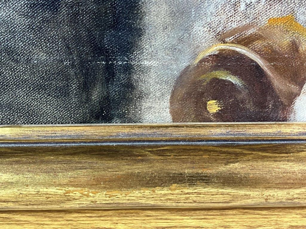 Early 20th Century, Oil Painting, Boy and Girl - 7