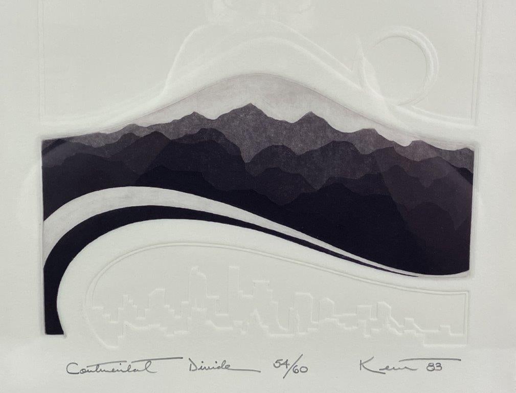 Signed Intaglio "Continental Divide" - 2