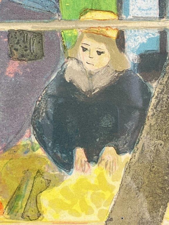 Vegetable Market, Lithograph, Nathalie Chabrier - 3