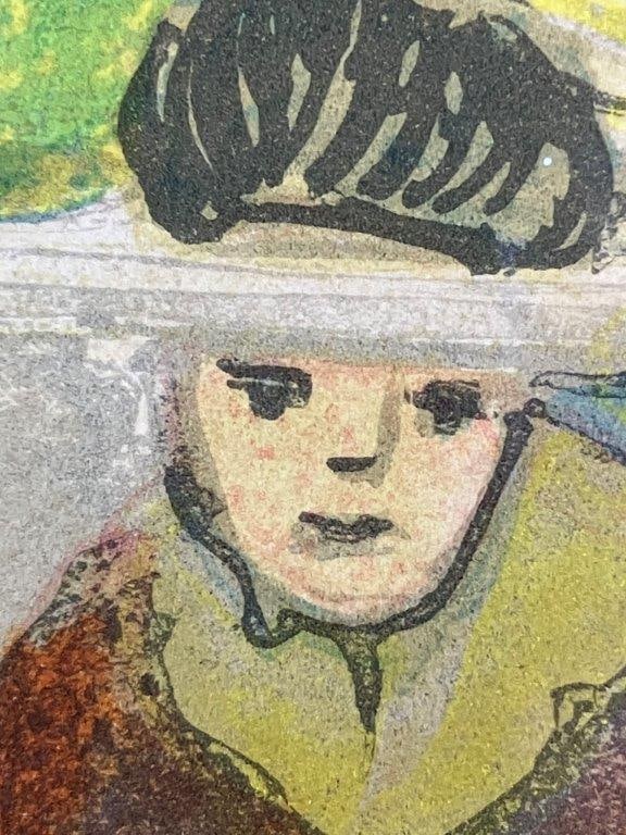 Vegetable Market, Lithograph, Nathalie Chabrier - 4