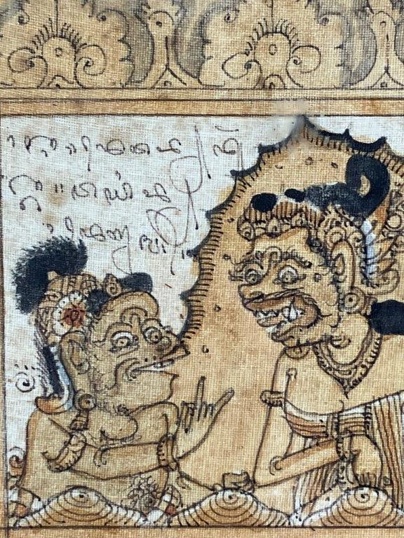 Balinese Cloth Painting, Kamasan Palintagen Calendar - 4