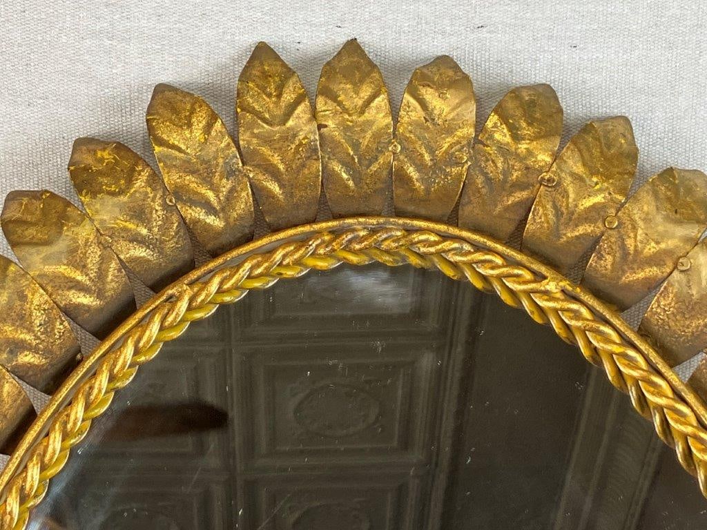 Mid-Century Modern Gilt Mirror - 2
