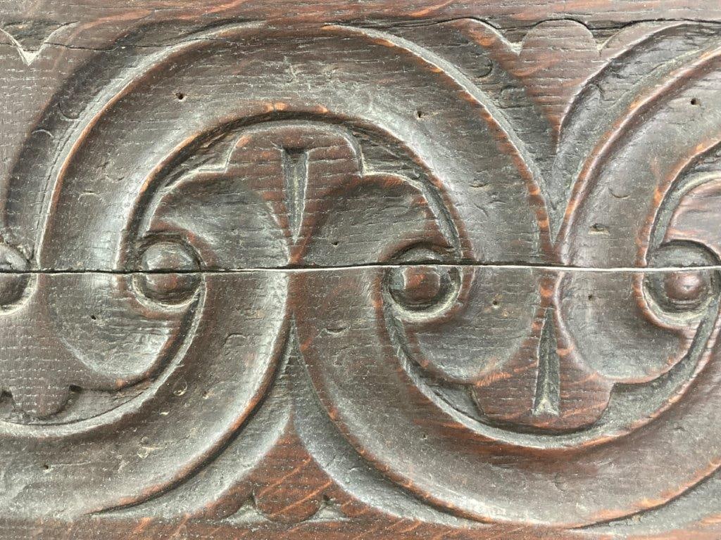 William and Mary Period Carved Oak Chair, Circa 1680-1690 - 6