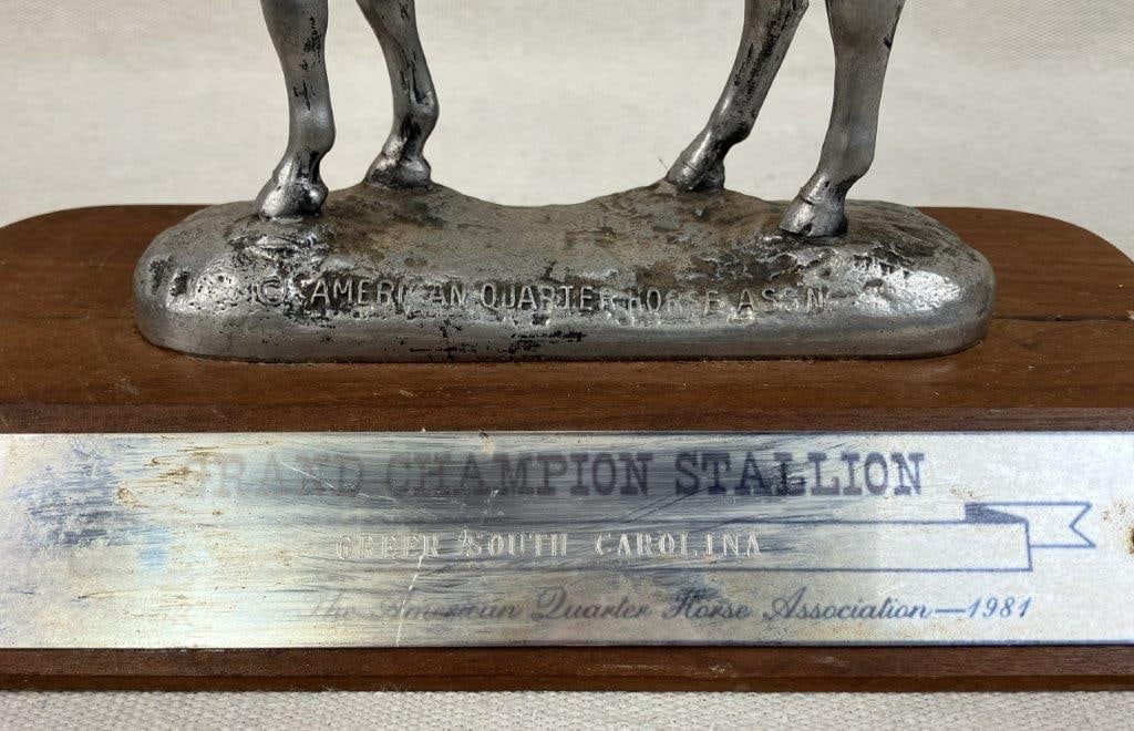 Three American Quarter Horse Association (AQHA) Trophies - 11