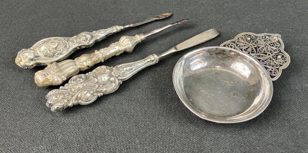 Art Nouveau Themed Sterling Silver Assortment (1 of 15)