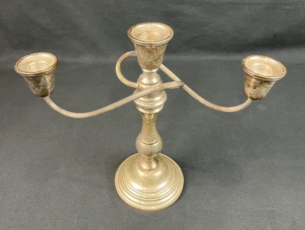 Sterling Silver Candelabra - 3