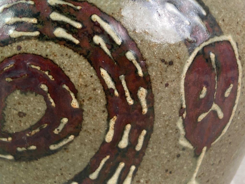 Jim Bozeman Stoneware Snake Pot - 4