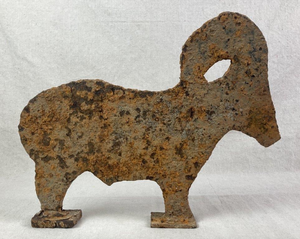 Iron Ram Sculpture - 6