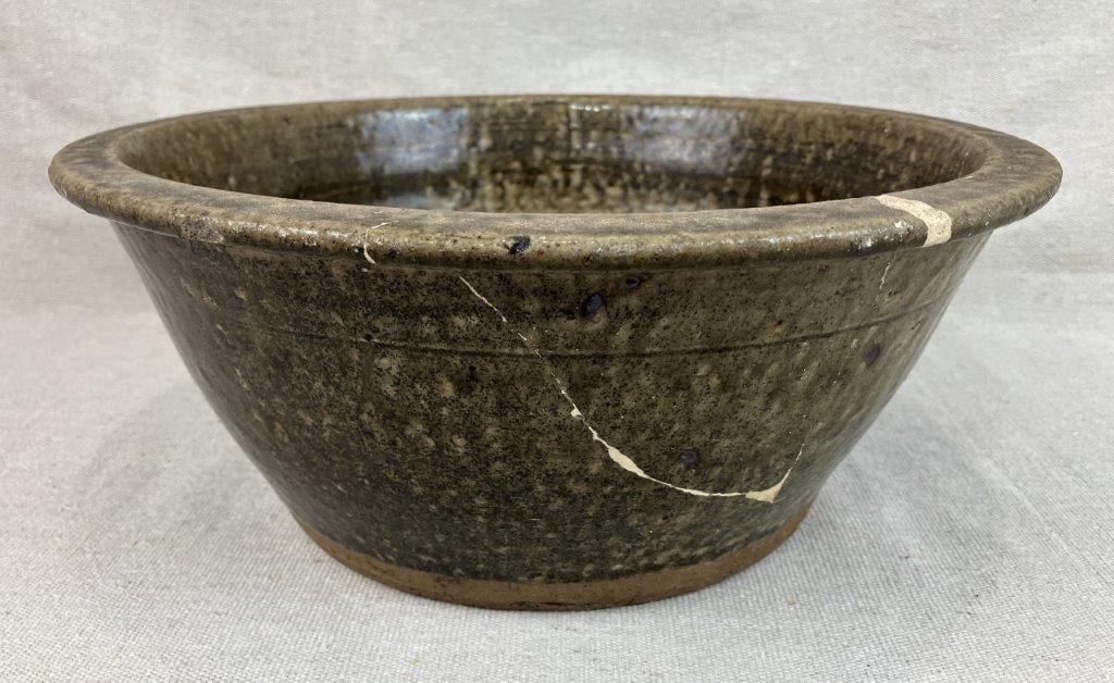 Edgefield Alkaline Glaze Stoneware Bowl (1 of 8)