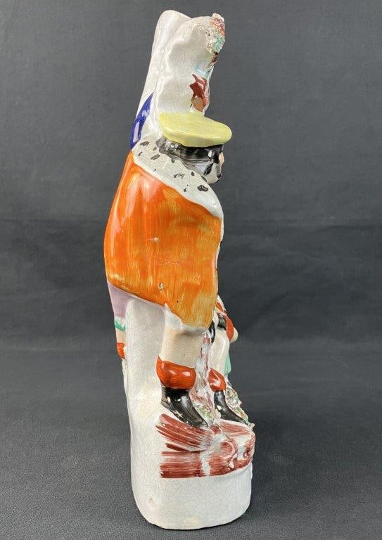 Staffordshire The Lover's Rival Spill Vase - 7