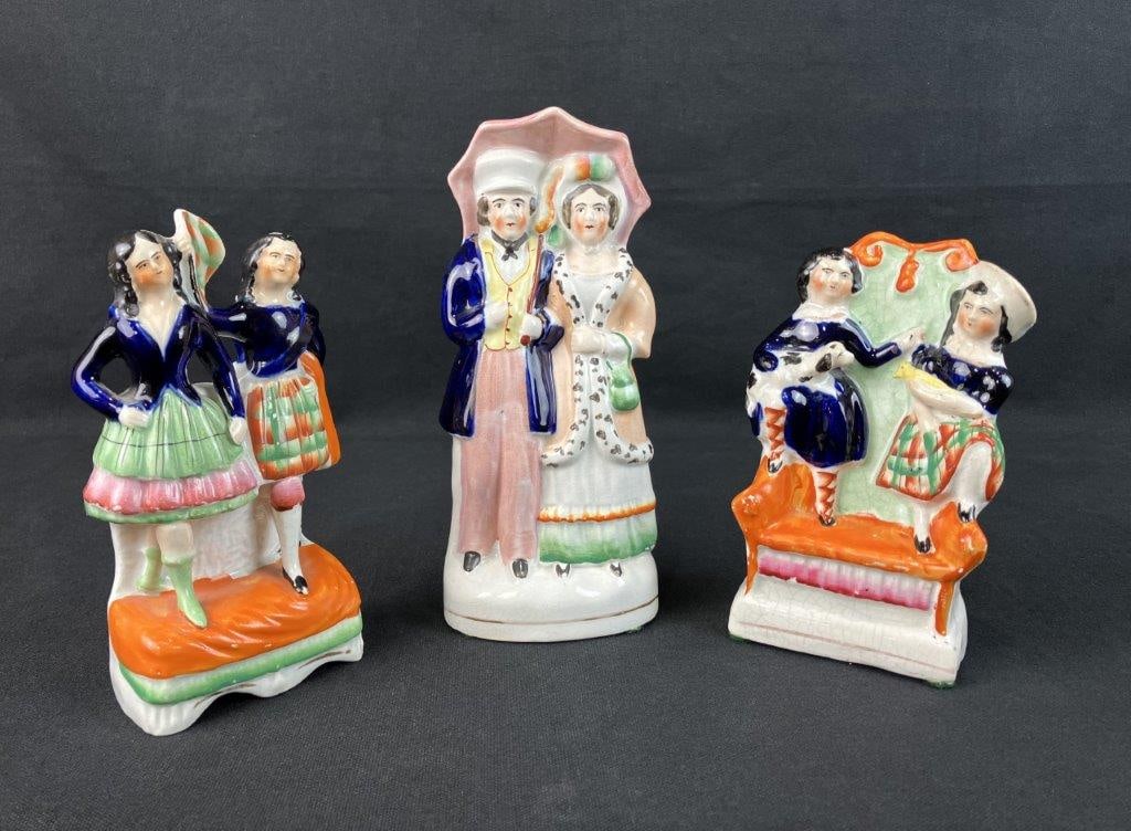 Three Staffordshire Figures (1 of 10)