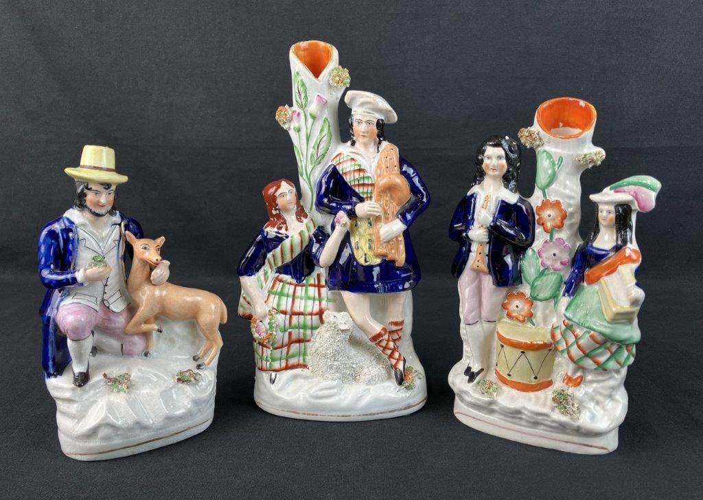 Three Staffordshire Figurines (1 of 13)