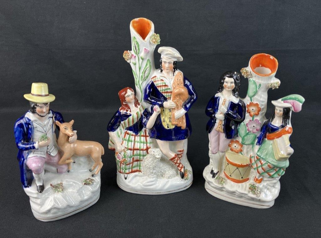 Three Staffordshire Figurines - 2