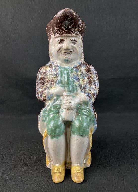Spatterware Toby Jug - 3