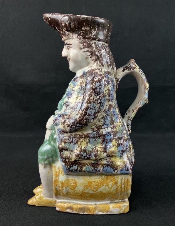 Spatterware Toby Jug - 7