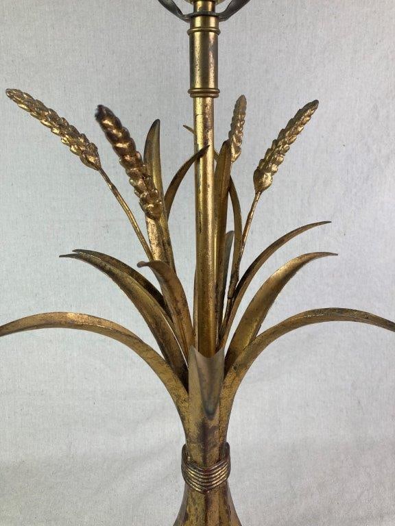 Sheaf of Wheat Gilt Table Lamp - 2