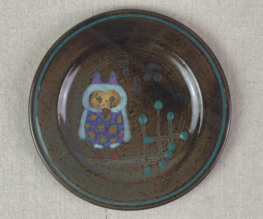 Studio Pottery Stoneware Plates - 12