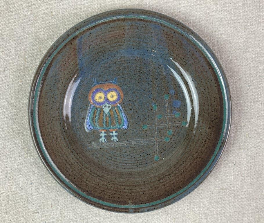 Studio Pottery Stoneware Plates - 7