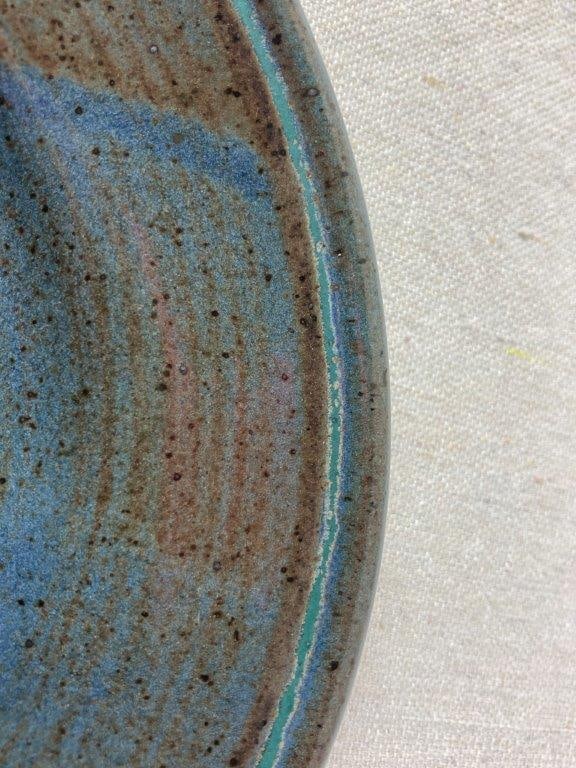 Studio Pottery Stoneware Plates - 9
