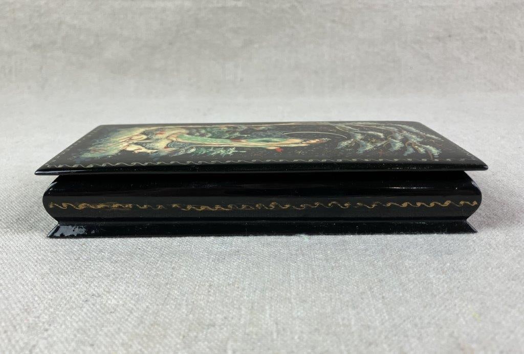 Hand Painted Russian Lacquer Box - 3