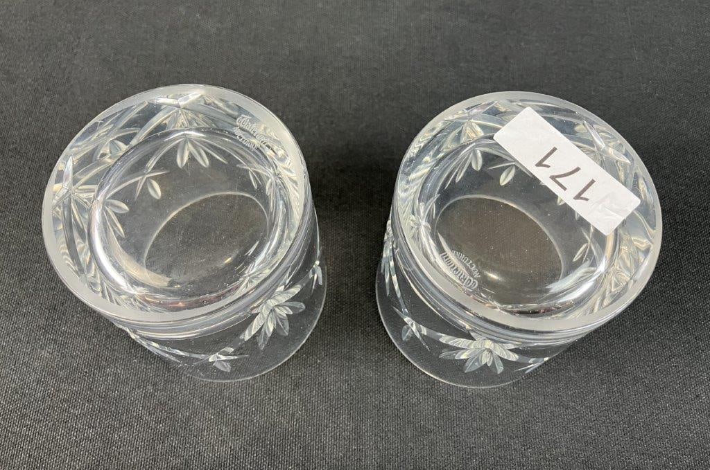 Pair of Waterford Crystal Nocturne Nightfall Old Fashioned Tumblers - 4