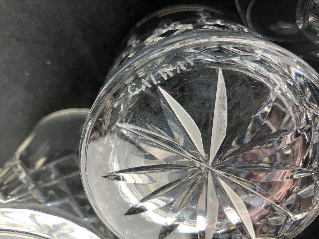 Four Galway Crystal Longford Glasses - 11