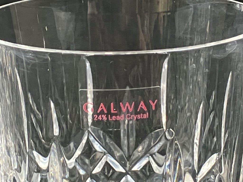 Four Galway Crystal Longford Glasses - 6