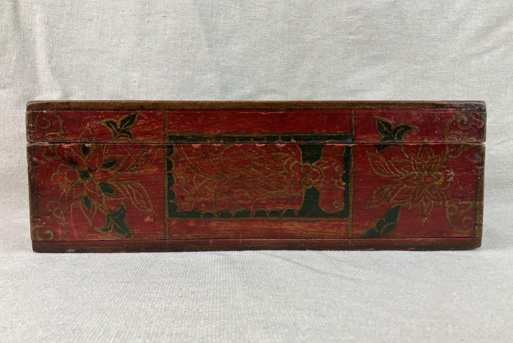 Folk Art Hand Painted Box - 3