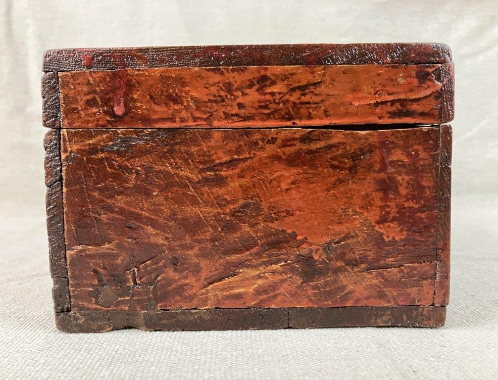 Folk Art Hand Painted Box - 7
