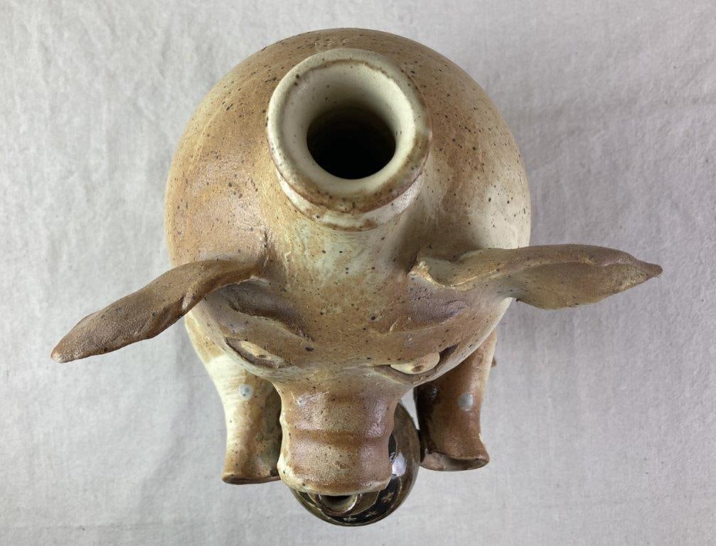 Edgefield Pig Jug by Bob Taft - 2