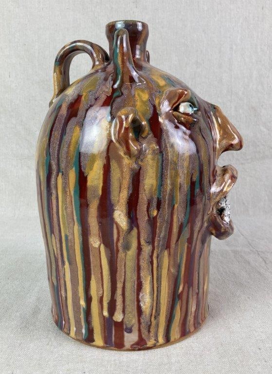 Devil Face Jug by Marvin Bailey - 8