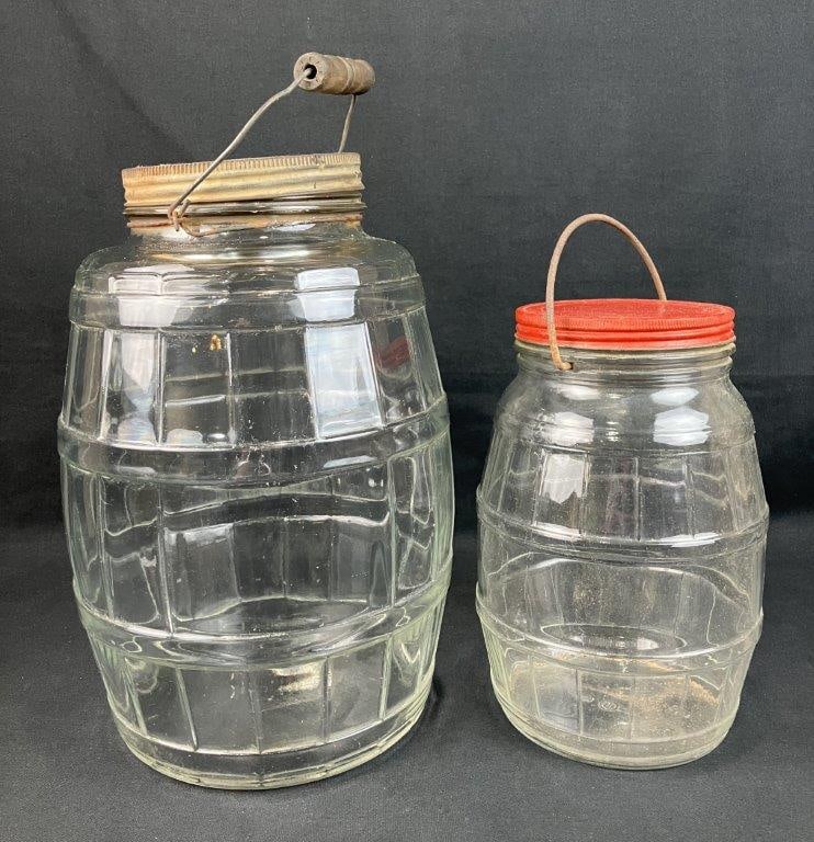 Two Country Store Barrel Jars (1 of 11)
