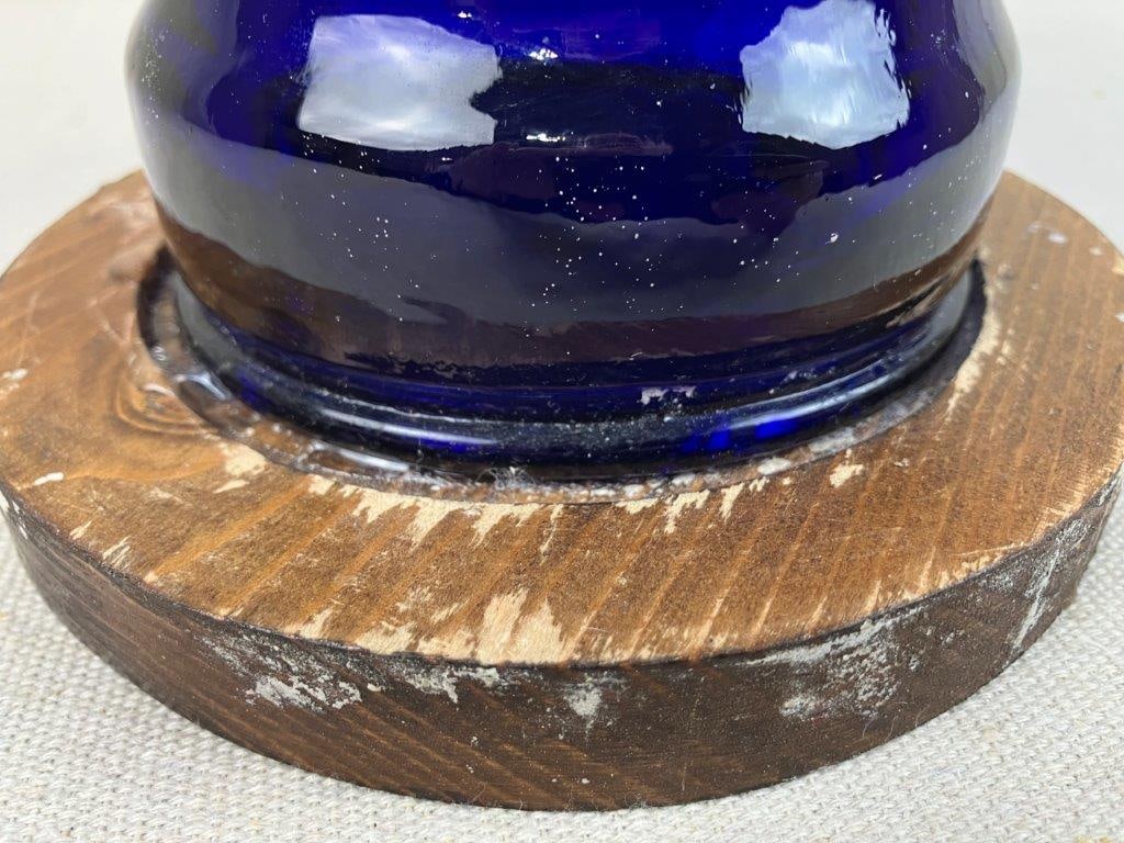 Cobalt Blue Glass Head - 6
