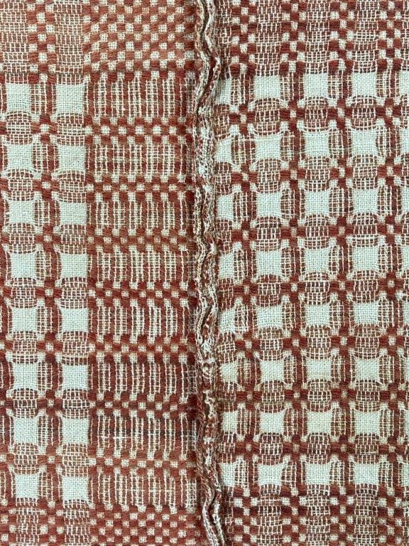 Overshot Coverlet, 19th Century - 7