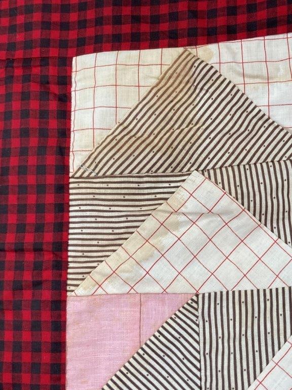 Pinwheel Pattern Quilt Topper - 4