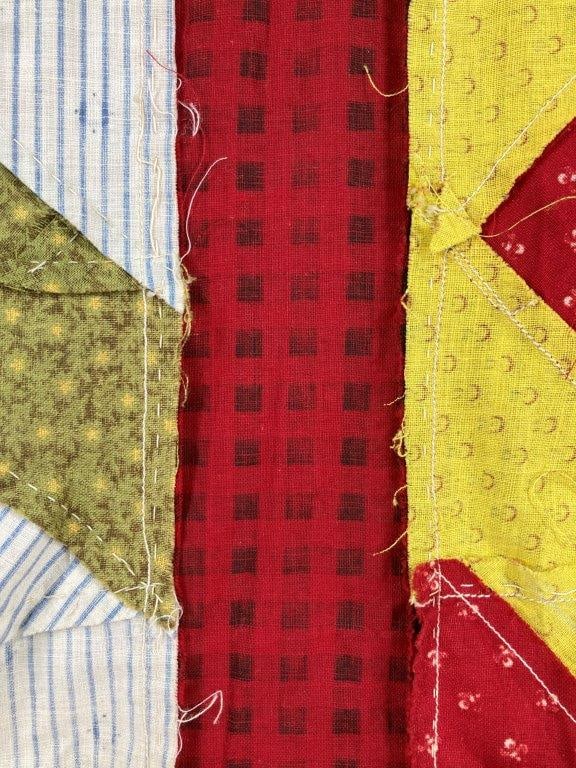 Pinwheel Pattern Quilt Topper - 8