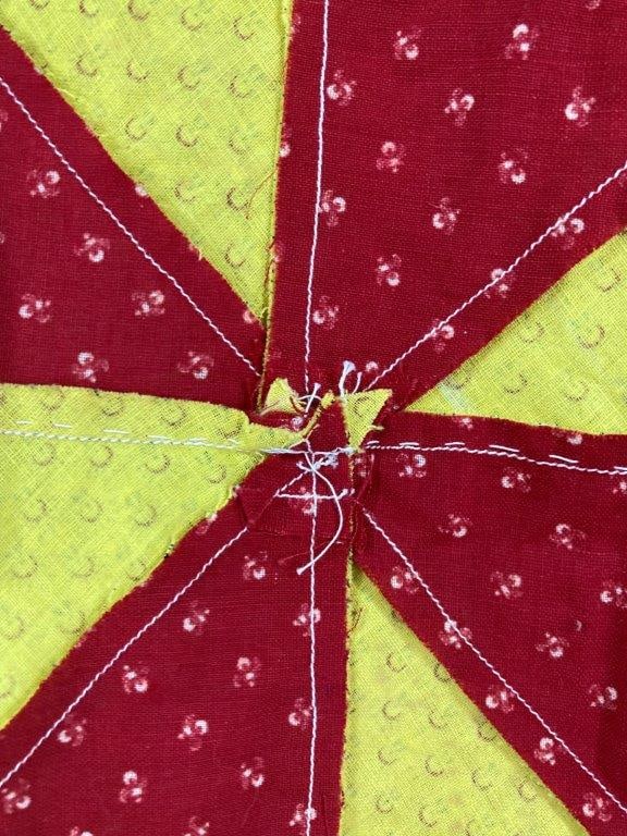 Pinwheel Pattern Quilt Topper - 9