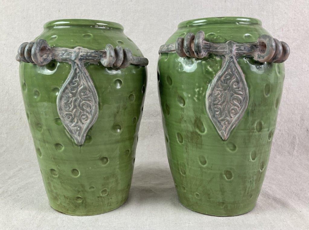 Tuscan Ceramic Vases - 3