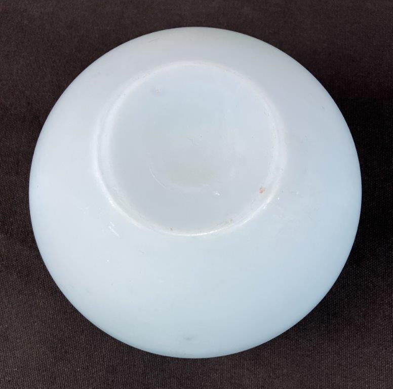 Victorian Satin Glass Rose Bowl - 8