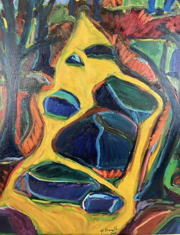 Abstract Landscape Oil Painting, 2003 - 2