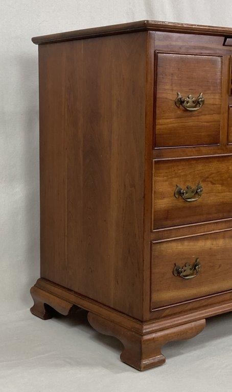 Stickley Cherry Chippendale Style Chest - 7