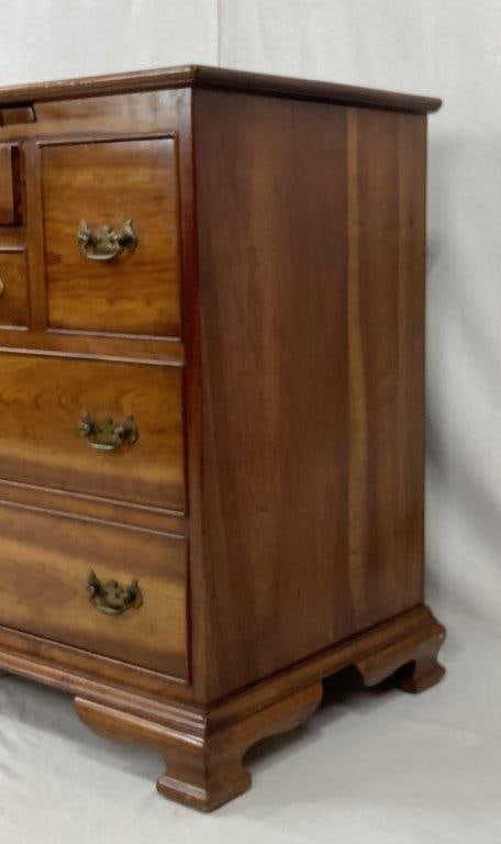 Stickley Cherry Chippendale Style Chest - 8