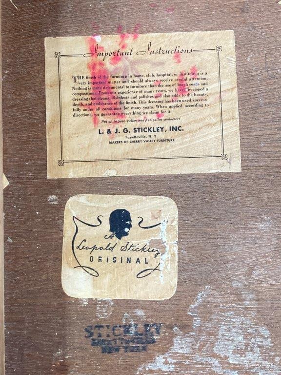 Stickley Cherry Chippendale Style Chest - 9