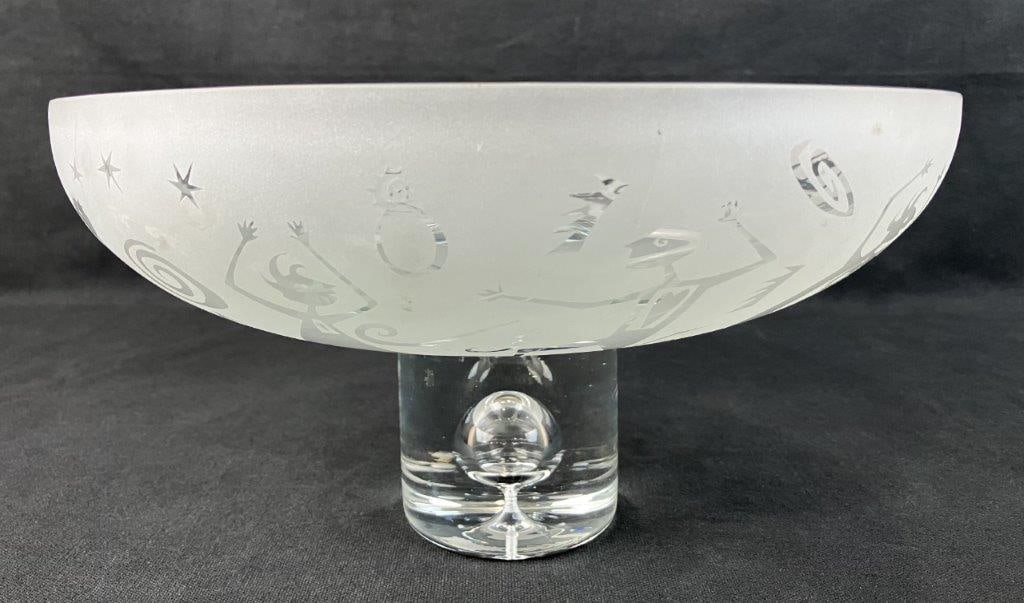 Leandra Drumm Art Glass Wedding Bowl - 2