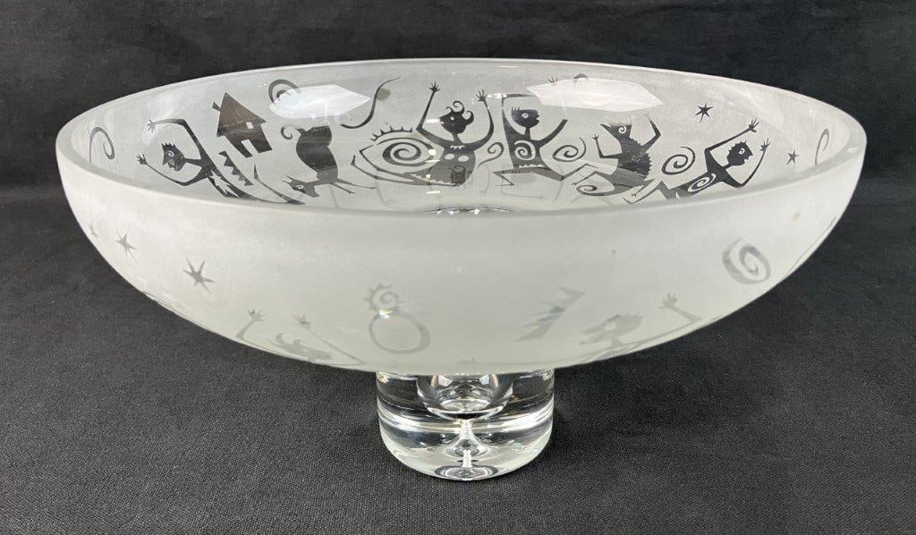 Leandra Drumm Art Glass Wedding Bowl - 3