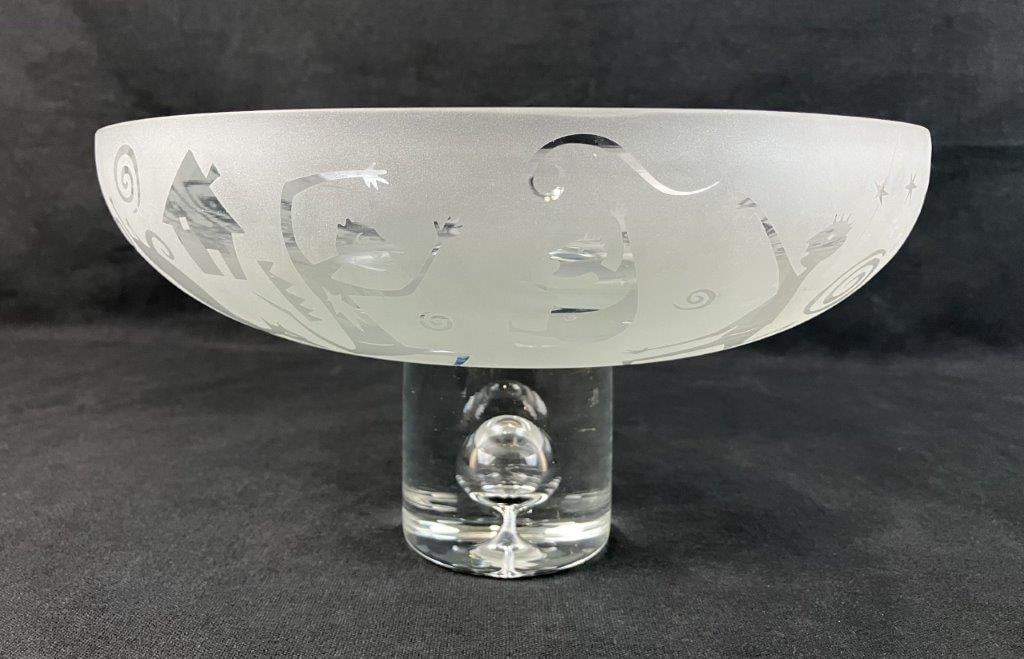 Leandra Drumm Art Glass Wedding Bowl - 6