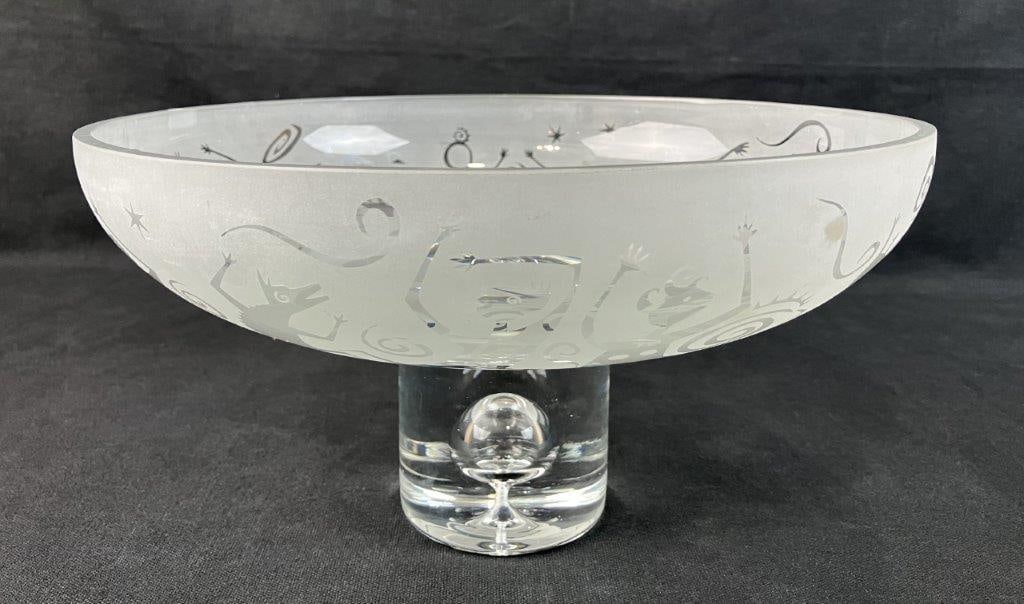 Leandra Drumm Art Glass Wedding Bowl - 7