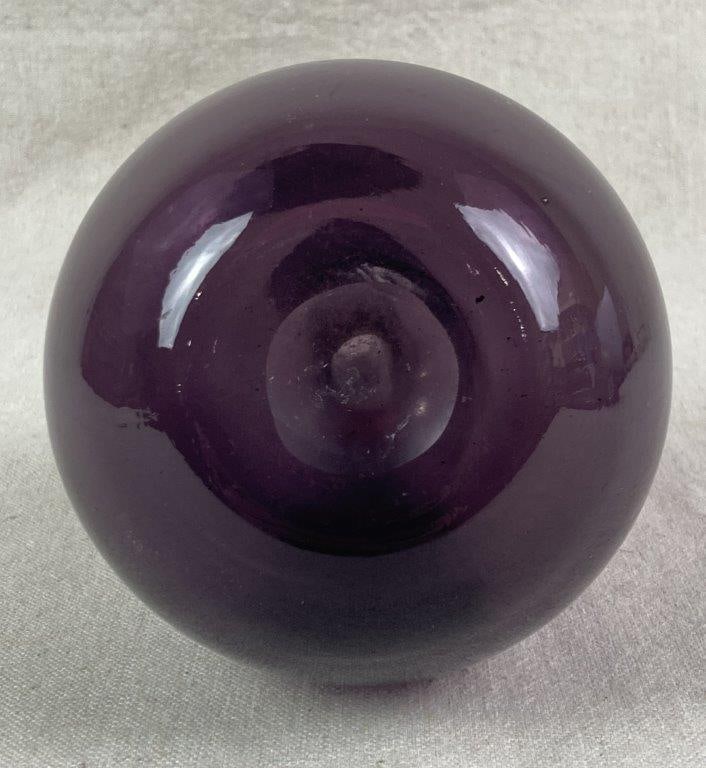 Amethyst Art Glass Bud Vase - 7